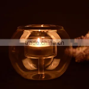 Fish Tank Candle Holder,glass Candlestick Home Decoration,elegant Noble Candlestick thumbnail-3