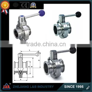 Stainless Steel Sanitary Butterfly Valve thumbnail-1