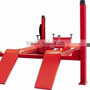 4500kg Capacity Four Post Car Alignment Lift With Two Rolling Jacks thumbnail-4