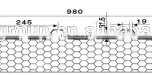 Galvanized Ribbed Metal Fence Sheet thumbnail-2