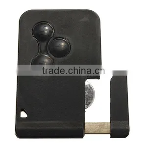 3 Button Remote Lock Key Fob Card Case + Blade For Renault for Megane for Scenic 2003-2008 433MHZ 3B thumbnail-1