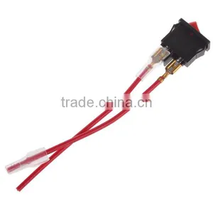 2 Wires Square Shape Lock Switch & Mini Motorcycle Parts Push Button Switch Motorbike Switch thumbnail-1
