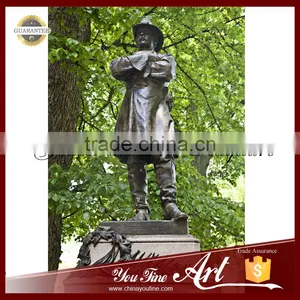Life Size Famous Thomas Bronze Male Sculpture thumbnail-1