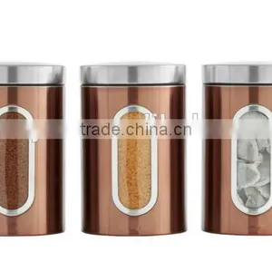 Brown Stainless Steel Kitchen Storage Jar thumbnail-2