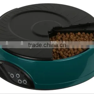 Hot-selling European Fashion Style 4 Meals Automatic Pet Feeder, Battery-Powered Automatic Pet Feeder With Large Seperate Trays thumbnail-3