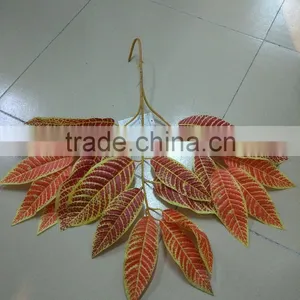 CHY070909 High Initation Golden Hanging Tree Leave thumbnail-1
