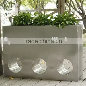 FO-9018 Office Decorative Stainless Steel Flower Container thumbnail-1