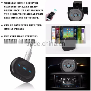 Trending Products 2017 V4.1Wireless Bluetooth Handsfree Car Kit Aux thumbnail-1