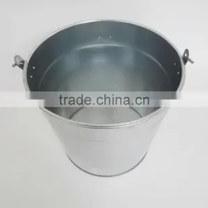 Cerveza Beer Galvanised Bucket Drinks Party Champagne Wine Beer Cool Ice Bucket With Opener thumbnail-2