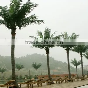 Home Garden Edging Decorative 5ft to 16ft Height Outdoor Artificial Green Plastic Palm Trees EDS06 0803 thumbnail-4