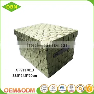 Large Durable Decorative Handmade Box Storage Basket thumbnail-2