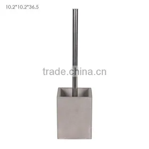 Highend Hotel Bathroom Deco Concrete Bath Accessory Set Soap Dispenser Toothbrush Holder thumbnail-5