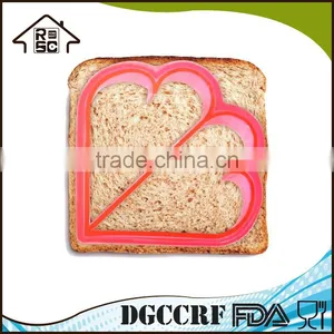 Food Grade Sandwich Cutter,Plastic Sandwich Cutter Bread Cutter Different Shape thumbnail-4