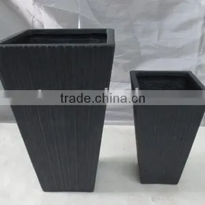 Garden Outdoor Fiberglass Clay Planter Pot thumbnail-3