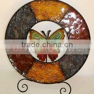 2011 "butterfly in Tray" Iron Home Decor thumbnail-1