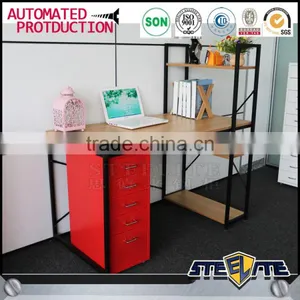 Direct Supplier Simple Korean Bookshelf Desk Desktop Computer Desk thumbnail-1