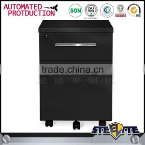 Combination Lock Filing Cabinet Mobile Storage Cabinet 2 Drawer File Cabinet thumbnail-2
