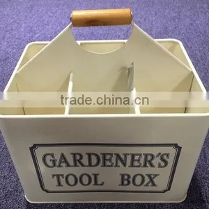 Peg Box (Gardener's Tool Box With Wooden Handle), MSO-151 thumbnail-2