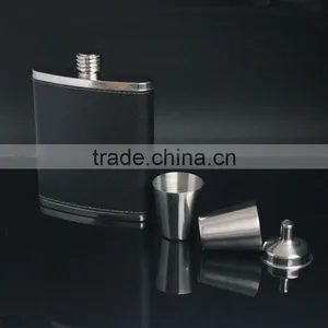 Hot Selling 7oz Stainless Steel Hip Flask Set thumbnail-1