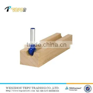 Carbide Router Bits 1/4 Shank - Core Box thumbnail-1