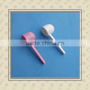 Custom Wholesale Promotional Pink White Plastic Ice Cream Spoons/OEM Your Own Design Plastic Spoons thumbnail-2