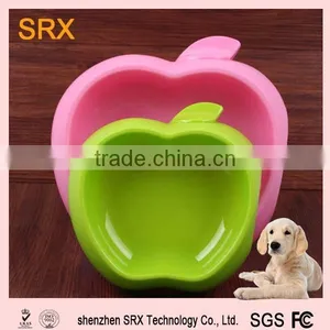 Custom Made High Quality Apple Shape Plastic Pet Bowl Wholesale Pet Slow Feed Dog Bowl Wholesale thumbnail-1
