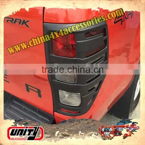 4x4 Exterior Accessories Top Qutality ABS Black Rear LIGHT COVER TAIL LIGHT COVER for Ranger 2012 thumbnail-1
