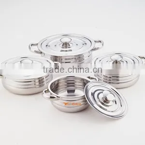 8pcs Stainless Steel Cookware Set/ Soup Pot Set With Stainless Steel Lids thumbnail-5