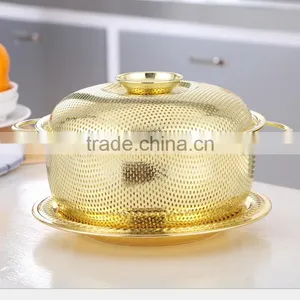 Promotion Heavy Duty Handles and Self-draining Solid Base Professional Strainer thumbnail-1