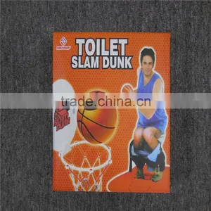 Slam Dunk Toilet Basketbal Novelty Closestool Basketball For Adult Toilet Basketball thumbnail-4