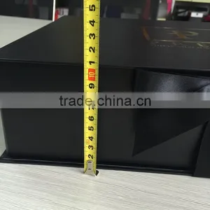 Matt Black Paper Custom Hair Extension Boxes Hair Boxes thumbnail-1