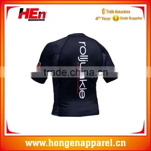 Hongen Apparel New Arrival Professional Fighting Rash Guard MMA Compression Shirts thumbnail-2
