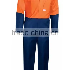 Customized Manufacture Fire Retardant Industrial Ultrasoft Workwear Uniform Reflective Tape Overalls thumbnail-4