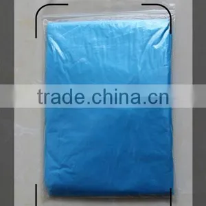 PE Disposable Blue Ponchos for Promotion thumbnail-2