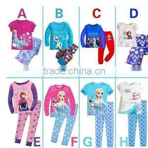 Wholesale Hot Sell Popular Kids Frozen Pajamas, Frozen Elsa Dress Wholesale thumbnail-2