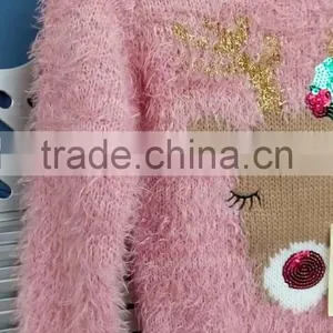 Kids Wholesale Eyelash Knit Christmas Sweater (KS0437) thumbnail-5