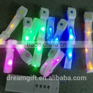 2015 Remote Control LED Fabric Wristband Specially for Big Party or Vocal Concert thumbnail-3