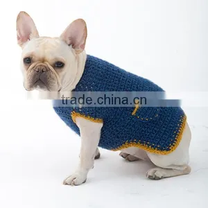Navy Style Dog Knitwear With Pocket thumbnail-1