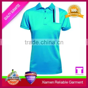 Custom Embroidery Logo Women Polo Shirt, 100% Cotton Polo T-shirt thumbnail-1