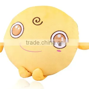 OEM Applique Yellow Funny Custom Wholesale Custom Whatsapp Emoji Pillow thumbnail-3