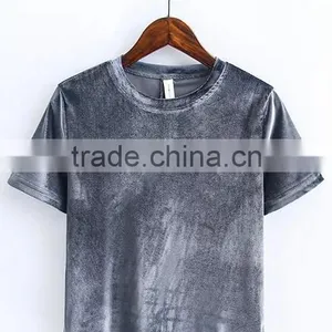 Runwaylover EY2389B Ladies Sexy 2017 Short Sleeve Crop Tops thumbnail-4