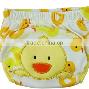 100% Cotton Embroidery Animal Patterns Baby Trainer Potty Training Pants thumbnail-5