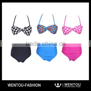 Hot Selling Vintage High Waist Bikini thumbnail-1