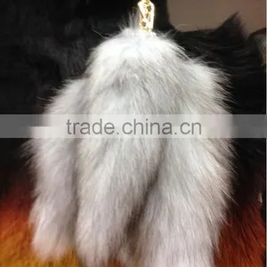 Key Chain Fur Factory Direct MIni Fox Tail Female Dance Custom thumbnail-3