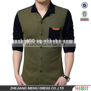 2017 New Arrival Stylish Men Corduroy Slim Fit Casual Shirt thumbnail-5