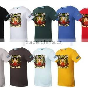 Good Quality Custom Heat Transfer Printing Cotton/ Spandex t Shirts thumbnail-2