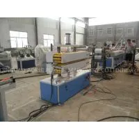 Two Screw Plastic Profile Production Line , Pvc Profile Making Machine For Window Door Frame thumbnail-1