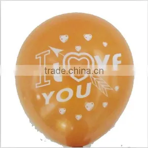 Beautiful Valentine's Day Love You Printed Latex Helium Balloon thumbnail-4