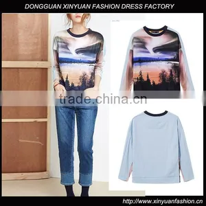 Promotional High Quality Women Sublimation Tshirt Wholesale Customized Tshirts thumbnail-1