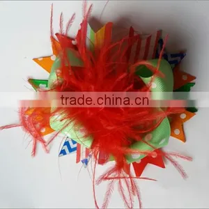 Headband With Fabric Flower Multicolor Headmade Flower Head Bows Flower thumbnail-1